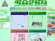 Tablet Screenshot of megasphera.cz